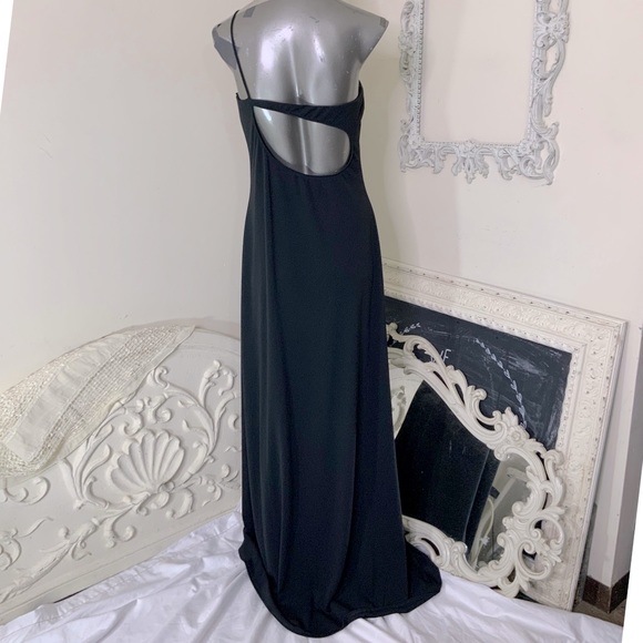 Rachel Kaye Black Maxi Halter Dress - Picture 8 of 9